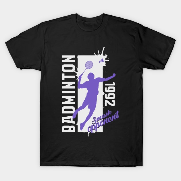 Badminton Design Gift T-Shirt by GrafiqueDynasty